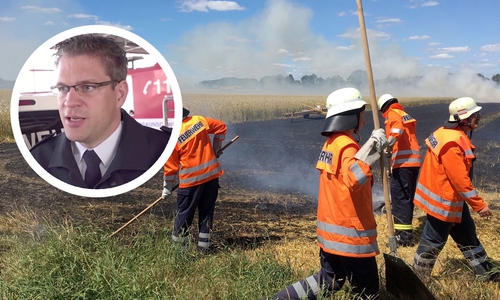 In den vergangenen Tagen kam es zu unzähligen Flächenbränden. Torge Malchau, Leiter der Berufsfeuerwehr Braunschweig, erklärt die Lage. Video: aktuell24