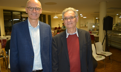 von links: Dr. Peter-Maximilian Müller-Marhenke und Adolf Stöhr.
Foto: Evangelischer Kirchenkreis Peine