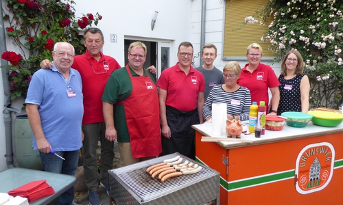 Der "Rote Grill" im Einsatz. Foto: SPD