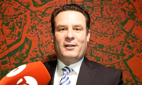 Bürgermeister Matthias Nerlich blickt zuversichtlich auf das Jahr 2018. Video: Alexander Panknin