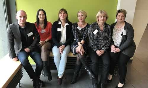 Die Talentscouts der Ostfalia Hochschule. 
v.l.n.r.: Maximilian Rothfuchs, Saphira Schade, Anja Borchers, Birgit Geisthardt, Kornelia Pusch, Jennifer Müller. Foto:Ostfalia