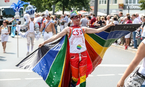 Der CSD in Braunschweig ist bunt. (Archiv)