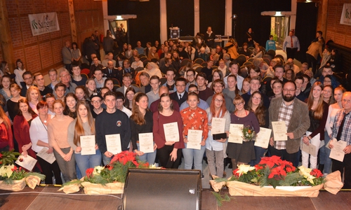 Die geehrten Engagierten in der Kulturscheune. Foto: Stadt Salzgitter
