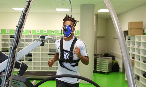 Daniel Didavi bei der Leistungsdiagnostik. Foto: VfL Wolfsburg
