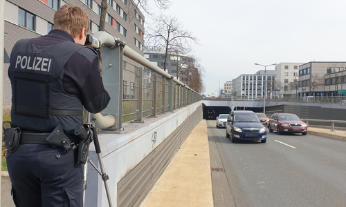 Hier wurde geblitzt. Foto: Polizei