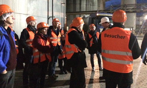 Werksführung mit Dr. Vietmeier. Foto: Angelika Uminski