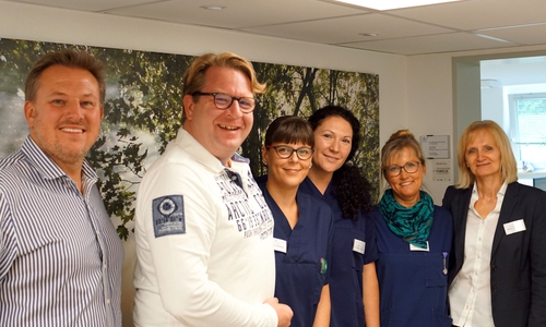 Jan Engelhardt, Carsten Müller MdB, Jasmin Reinhold, Lendita Jankowiak, Beata Kowalewska, Margot Schudeleit (v. li.). Foto: CDU