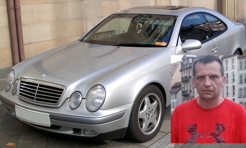 Der dringend Tatverdächtige ist in einem Mercedes CLK unterwegs. Foto: Polizei Braunschweig