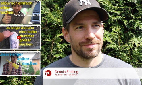 Der Youtuber "The Handyman" hat über 17.000 Abonnenten. Foto/Video: Sandra Zecchino