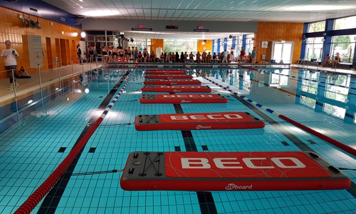 Frauensporttag 2018: Das BeBoard war das Highlight bei den Sportangeboten. Fotos: Stadt Helmstedt