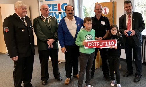Zivilcourage an der Grundschule Langelsheim. Fotos: WEISSER RING