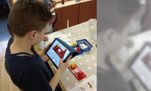 Sie erlebten handlungsorientierten Mathematikunterricht, bei dem es zum Beispiel um Messen, Wiegen, Schätzen, Zählen und geometrische Formen ging. Foto: IGS Schöppenstedt