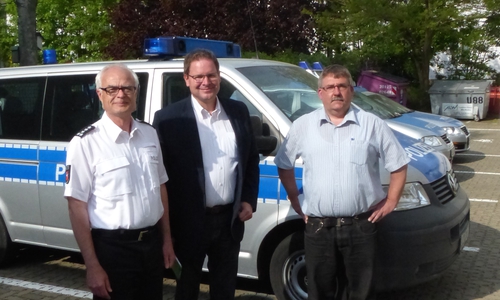 Thomas Arth, Marcus Bosse, MdL und Martin Weigelt. Foto: Privat