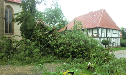 Rund 40 Einsätze mussten die Wehren der Gemeinde Schladen-Werla beim Unwetter anfahren. Foto: Jill Geske-Gloger