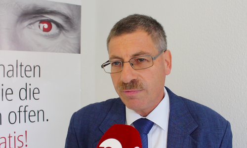 Jürgen Pastewsky im regionalHeute.de-Studio. Video/Foto: Nick Wenkel