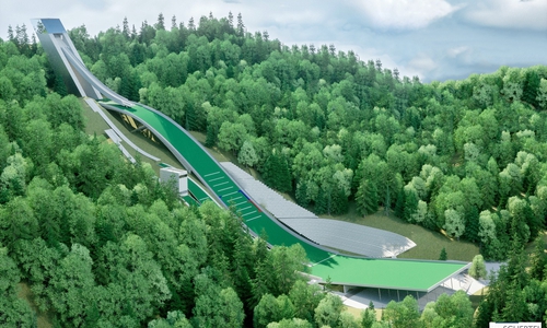 So könnte die neue Schanze aussehen. Grafiken: WSV Braunlage