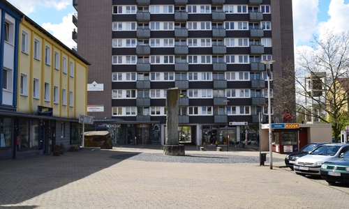 Der Marktplatz in Jürgenohl wartet auf seine Verschönerung im Rahmen des Förderprogramms „Soziale Stadt“. Foto: Stadt Goslar