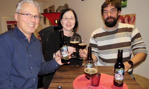 Monika und Andreas Steinig haben heute das erste Wolfenbütteler Kaffeebier vorgestellt. Foto: Andreas Molau