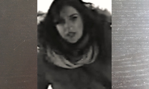 Mit Hilfe dieses Bildes aus einem Video sucht die Polizei Braunschweig eine wichtige Zeugin zu einer Körperverletzung im Februar. Foto: Polizei