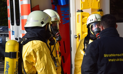 Die Feuerwehr Braunschweig ist bestens für den Umgang mit radioaktiver Strahlung gerüstet. Fotos: Feuerwehr Braunschweig