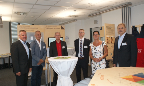 Jürgen Schröder, Reiner Bussmann, Ingo Schrader, Ulf Steinmann, Lothar Laubert. Foto: Agentur für Arbeit Helmstedt