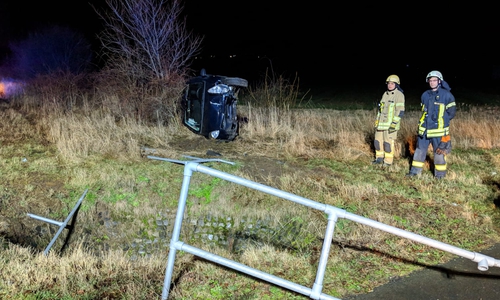 Auf der B1 kam es zu einem Unfall. Foto: Feuerwehr Helmstedt