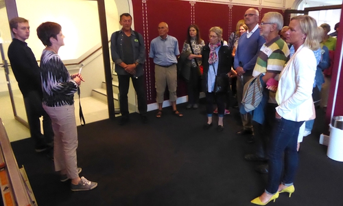 SPD auf Sommertour: Zu Besuch im Lessingtheater. Foto: SPD