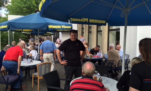  Steffen Bölke im Gespräch mit seinen Gästen.