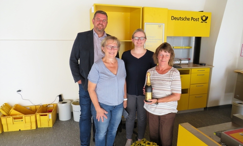 Andreas Busch, Edelgard Hahn, Natascha Mayer und Cordula Kohrs. Foto: Gemeinde Lehre