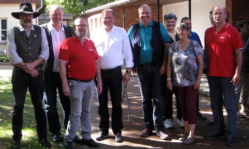 Die Mitglieder des SPD-Ortsvereins auf dem diesjährigen Familienfest. Foto: SPD