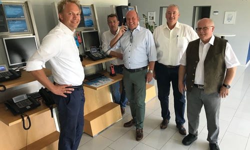 Christian Auerswald, Steffen Maschke, Holger Bormann, Frank Oesterhelweg und Wolfgang Gürtler. Foto: Privat