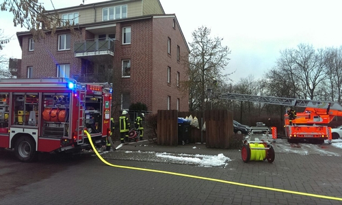 Die Feuerwehr rückte mit großem Gerät aus. Foto: Feuerwehr Vorsfelde