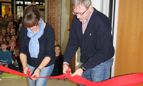 Bücherei in der Kita Geibelstraße eröffnet. Foto:  Stadt Wolfenbüttel