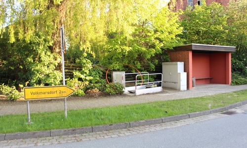 Am Schaperplatz in Rümmer soll schon bald ein Bücherschrank stehen. Foto: Julian Bergmeier