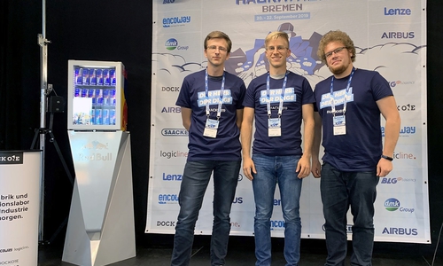 Drei Mitglieder des sechsköpfigen Gewinnerteams sind aus Wolfenbüttel (von links): Arne Almstedt, Dominic Brown und Jannis Biskup.
Foto: privat