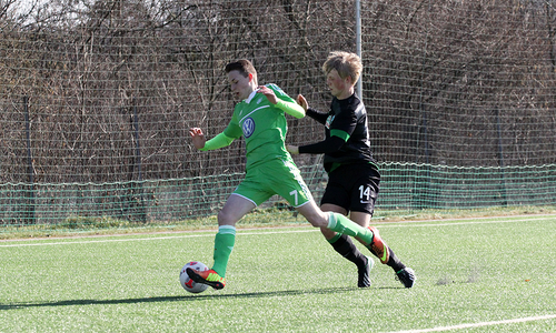 Durchlief alle Nachwuchsabteilungen des VfL Wolfsburg, nun ist er Junioren-Nationalspieler: Jannes Horn. Foto: Frank Vollmer