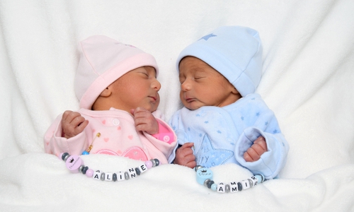 Willkommen, Aline und Amir Fakhreddine. Foto: babysmile24.de
