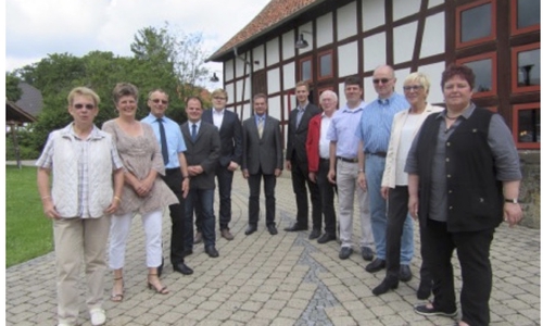 v.l. Veronika Feldmann, Angela Landwehr, Bernward Köbbel, Tobias Schliephake, Alexander Mütze, Karl-Jürgen Heldt, Julius Harig, Henning Rabe, Stephan Knoke, Stefan Lüttgau, Ingrid Jakobiak, Susanne Plumenbohm, Foto: privat