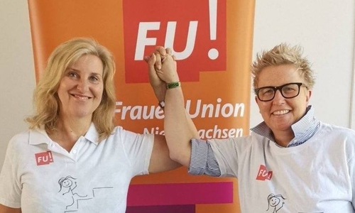 Ute Krüger-Pöppelwiehe  und Michaela Holsten. Foto: Frauen Union Kreisverband Helmstedt