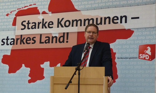 Marcus Bosse bei seinem Vorstandsbericht. Foto: Privat