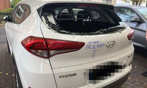 Die Signatur sei typisch für den Täter, laut Polizei müsse man sich aber keine Sorgen machen - der Täter sei bereits gefasst. Foto: Privat