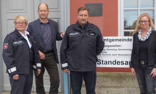 Von links: Insa Reinecke-Buß, Michael Waßmann, Thomas Krake und Petra Eickmann-Riedel. Foto: Privat