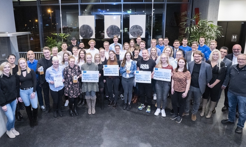 Gruppenfoto aller Preisträger und Jury. Foto: Volkswagen AG/knoth fotografie