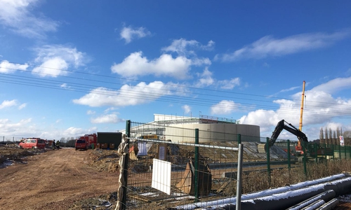 Ein Arbeiter verunglückte heute in einer Baugrube in Gadenstedt. Foto/Video: aktuell24(kr)