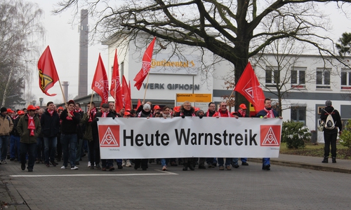 Bei Continental gab es in der Vergangenheit häufiger "Arbeitskämpfe". Archivbild