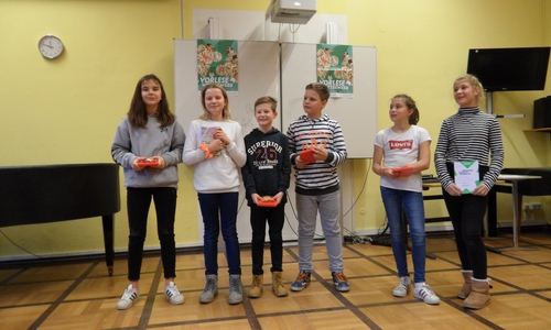 Beim Vorlesewettbewerb ging es darum, die Fantasie der Zuhörer zu erwecken. Foto: Gymnasium am Bötschenberg