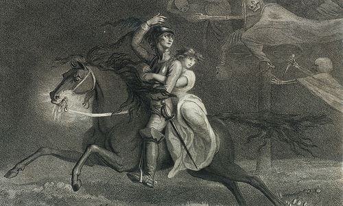 Lady Diana Beauclerc, gestochen von Francesco Bartolozzi, in: Bürger, Leonora, London 1796. Foto: HAB