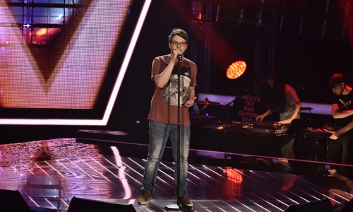 Ayke Witt von der Ostfalia bei The Voice of Germany. Foto: © ProSieben/ Claudius Pflug