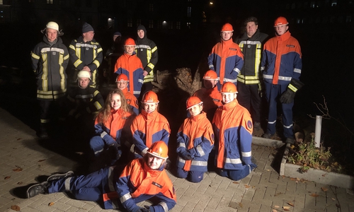 Die Jugendfeuerwehr nach getaner Arbeit. Foto: Feuerwehr Fümmelse