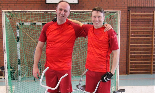 Erschöpft aber glücklich - Marcus Packhäuser (links) und Daniel Georgi (rechts) konnten sich um einen Platz auf Rang zwei verbessern. Foto: privat